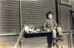 Wayne Comfort & Cats
circa 1919