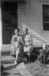 Virginia & Randall Narcomey w/Marguerite (Comfort) Williams
pg002-4-1953