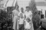 Aunt Leola Bay Woodfin, Tom & Larry   Woodfin, Nora Nadeau Woodfin, Pam Woodfin
pg003-4-1953
