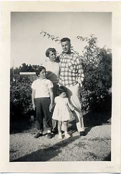 Alta & Wayne, Carole & Linda - c.1955